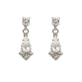 Buckingham Palace Crystal Decagon Earrings