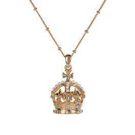 New 14k shops Gold Crown Pendant